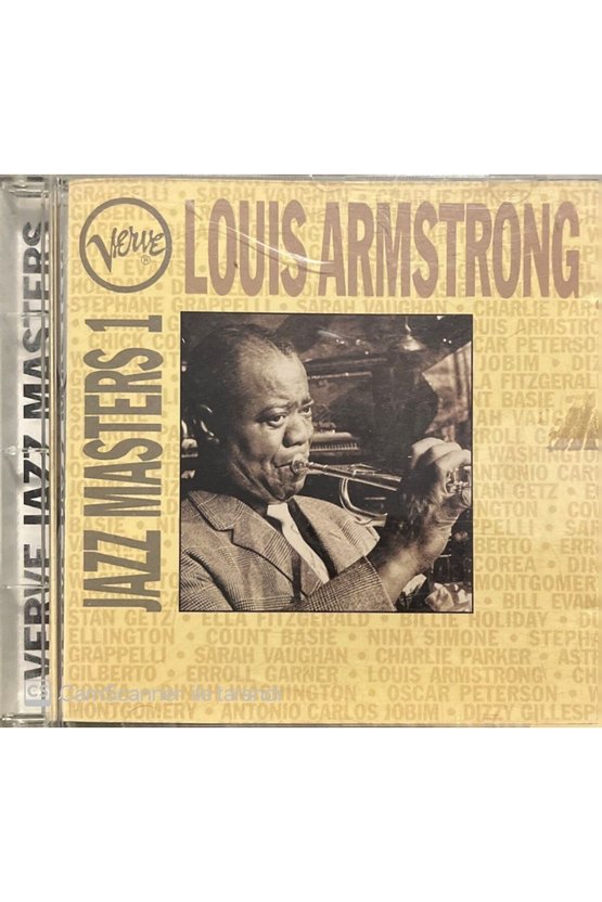 (PLAK DEĞİLDİR CD DİR) Cd Louis Armstrong Jazz Master 1 Cd