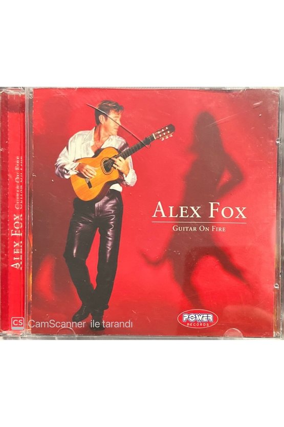 (PLAK DEĞİLDİR CD DİR) Cd Alex Fox Guitar On Fire Cd