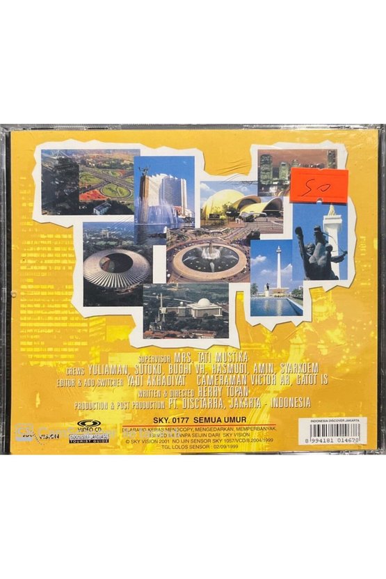 (PLAK DEĞİLDİR CD DİR) Cd Indonesia Discover Jakarta Cd