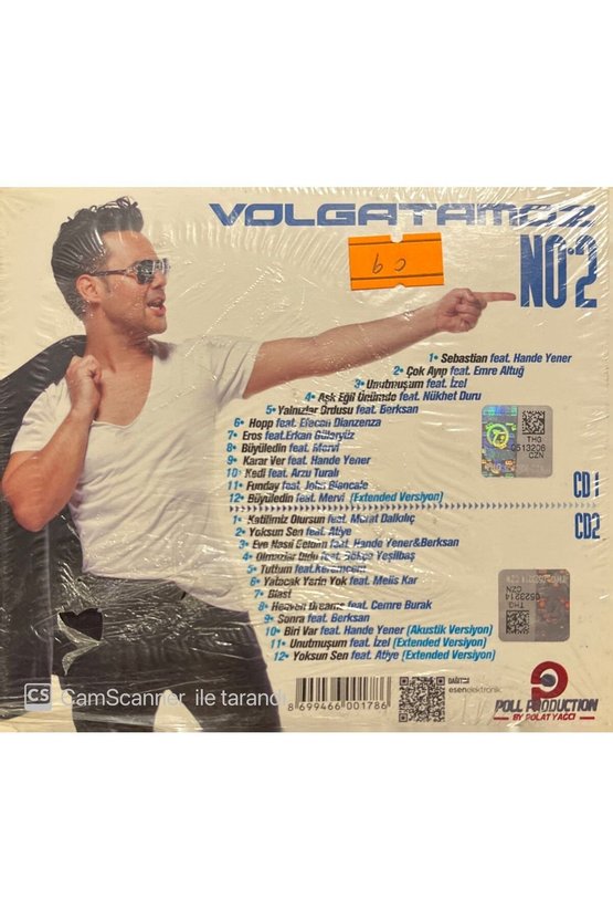 (PLAK DEĞİLDİR CD DİR) Cd Volgatamöz No.2 Açılmamış Jelatininde Cd