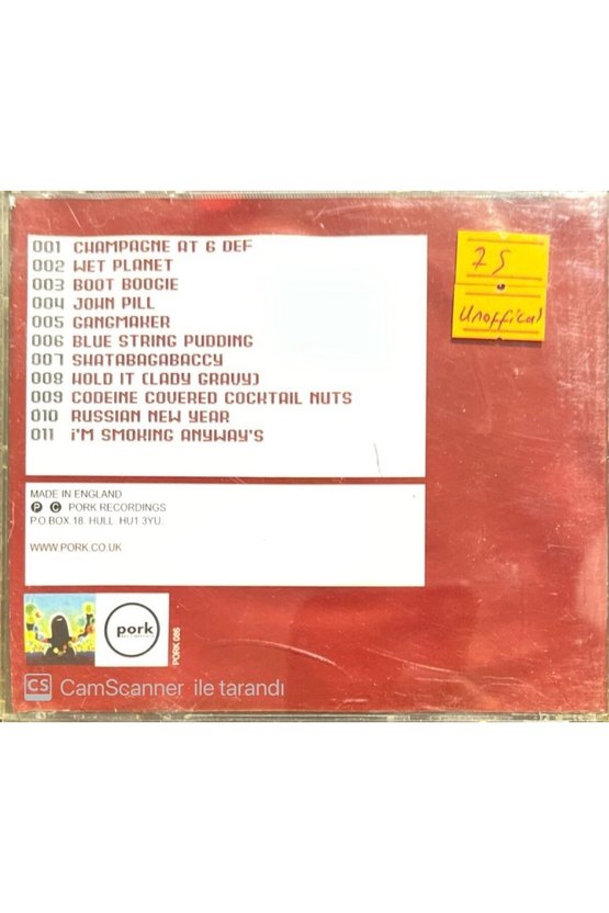 (PLAK DEĞİLDİR CD DİR) Cd Dribble It On Momma Gravy Unoffical Cd