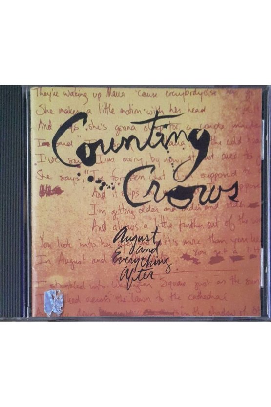 (PLAK DEĞİLDİR CD DİR) Cd Counting Crows August And Everything After Cd