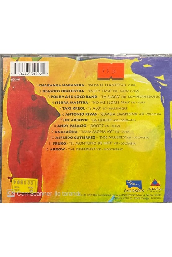 (PLAK DEĞİLDİR CD DİR) Cd Caribbean Beat Cd