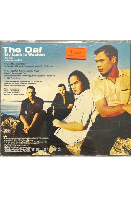 (PLAK DEĞİLDİR CD DİR) Cd Big Wreck The Oaf Cd