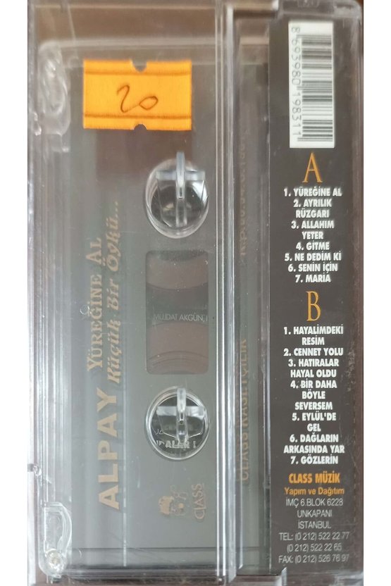 Alpay Yüreğine Al Küçük Bir Öykü KASET