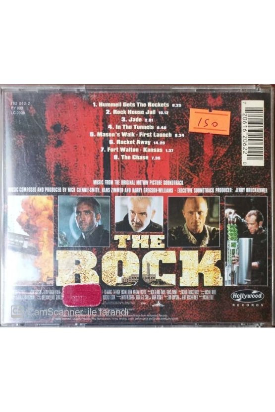 (PLAK DEĞİLDİR CD DİR) Cd The Rock Soundtrack Cd