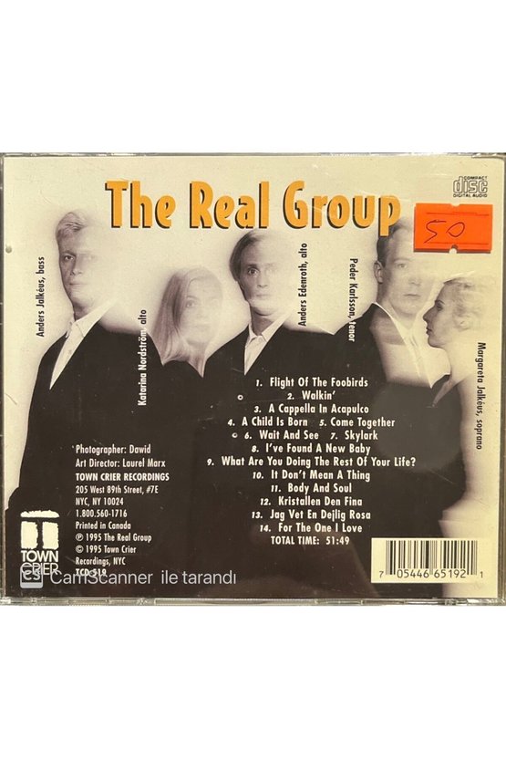 (PLAK DEĞİLDİR CD DİR) Cd The Real Group Unreal Cd