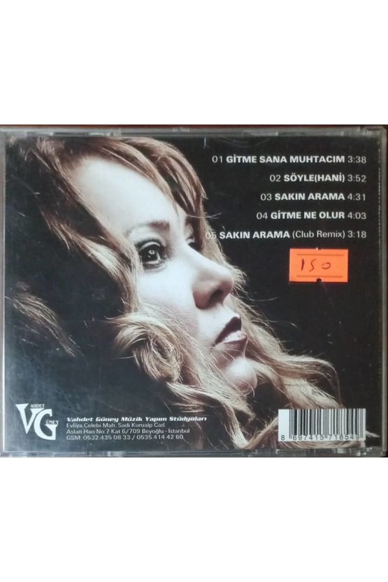 (PLAK DEĞİLDİR CD DİR) Cd Tülin Gitme Ne Olur Cd