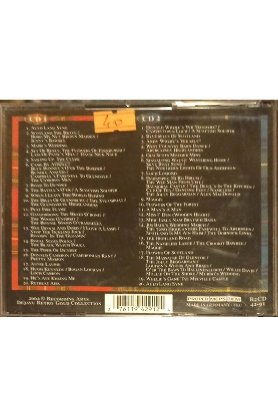 (PLAK DEĞİLDİR CD DİR) Cd Auld Lang Syne The Music Of Scotland Cd