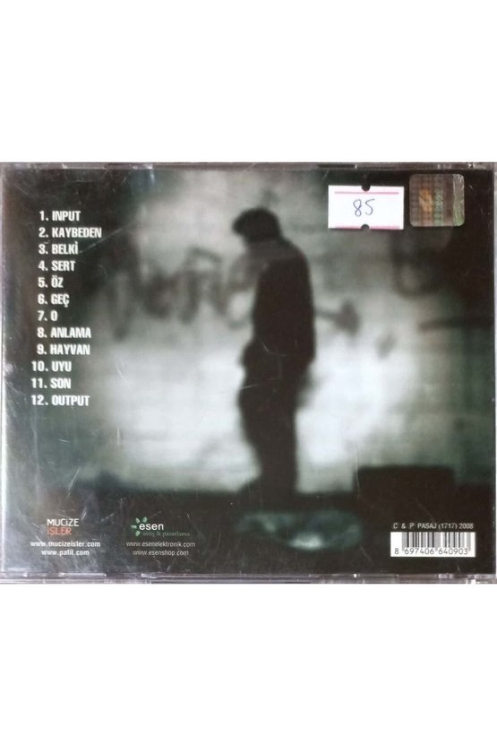 (PLAK DEĞİLDİR CD DİR) Cd Erdemyener Kirli Cd