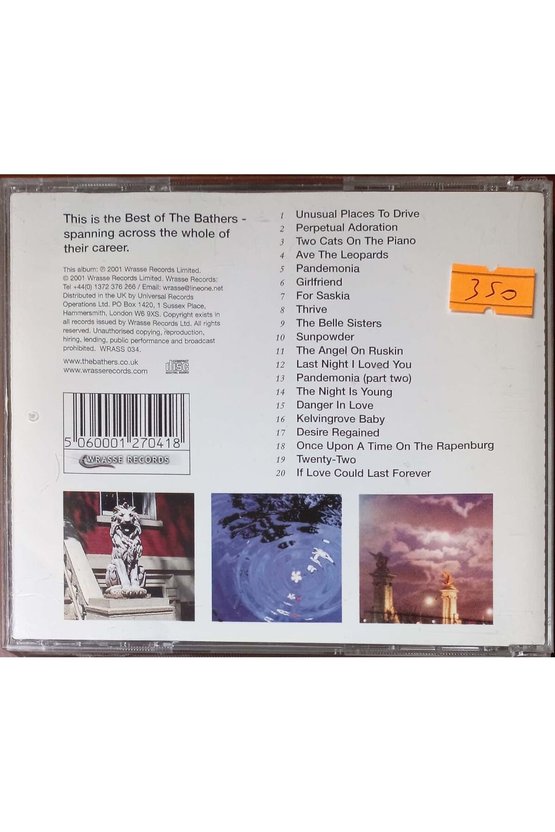 (PLAK DEĞİLDİR CD DİR) Cd The Best Of The Bathers Desire Regained Cd