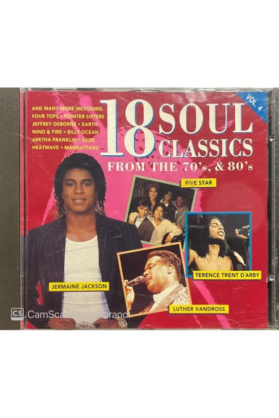 (PLAK DEĞİLDİR CD DİR) Cd 18 Soul Classics Vol.4 Cd