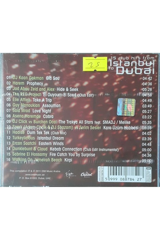 (PLAK DEĞİLDİR CD DİR) Cd Istanbul To Dubai Cd