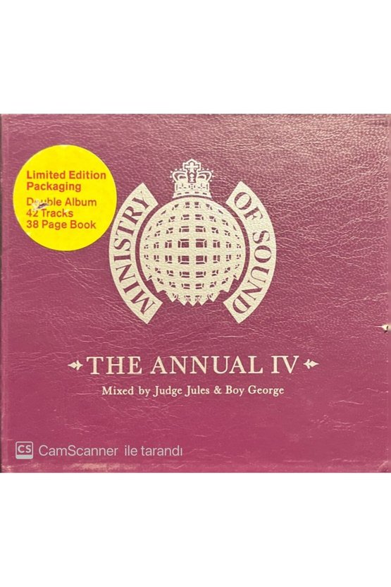 (PLAK DEĞİLDİR CD DİR) Cd The Annual Iv Double Cd
