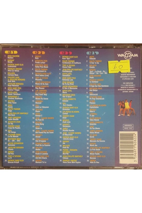 (PLAK DEĞİLDİR CD DİR) Cd Mega Zouk Cd