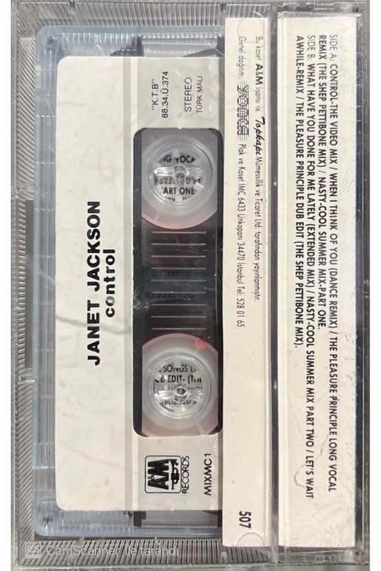 Janet Jackson Control The Remixes Kaset