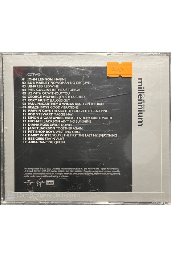 (PLAK DEĞİLDİR CD DİR) Cd Millenium Cd Two Cd