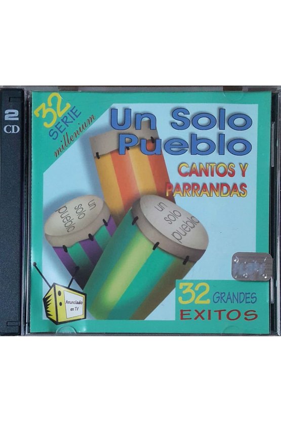 (PLAK DEĞİLDİR CD DİR) Cd 32 Serie Millenium Un Solo Pueblo Cantos Y Parrandas Cd