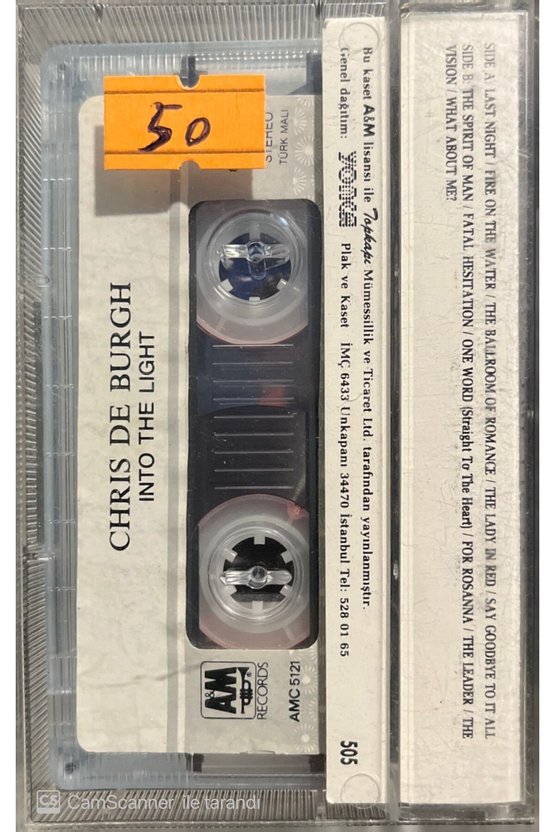Chris De Burgh Into The Light Kaset