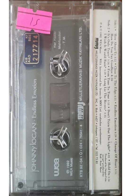 Johnylogan Endless Emotion Kaset