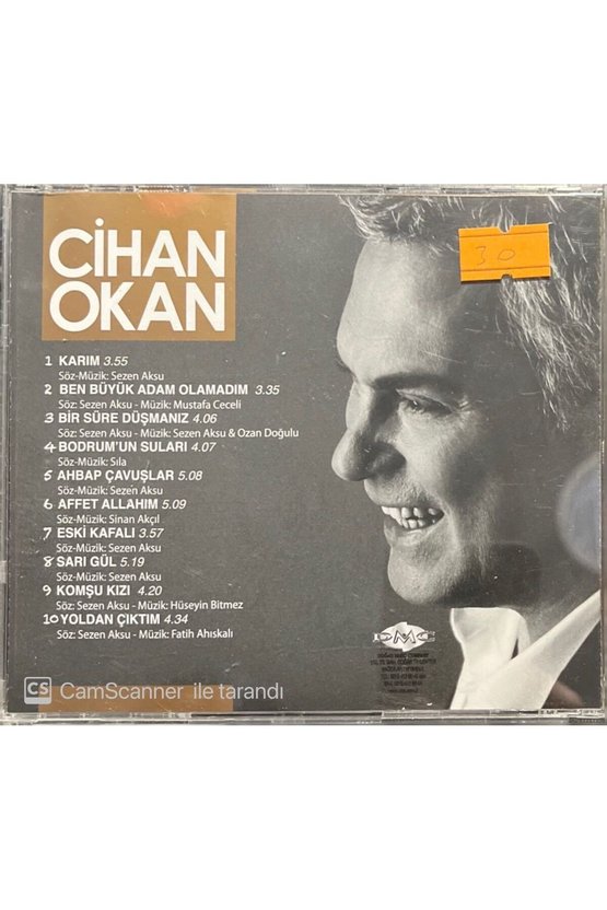 (PLAK DEĞİLDİR CD DİR) Cd Cihan Okan Cd