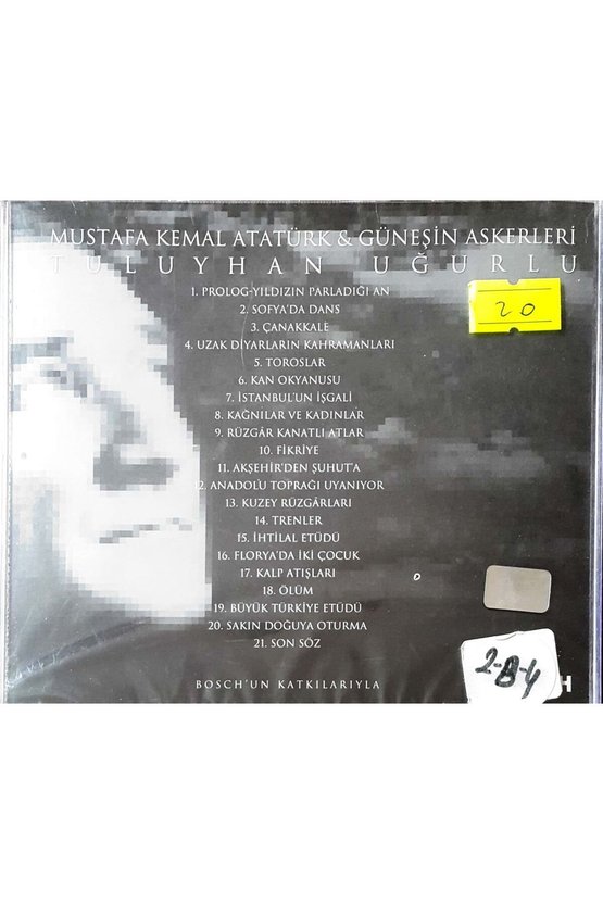 (PLAK DEĞİLDİR CD DİR) Cd Mustafa Kemal Atatürk & Güneşin Askerleri Tuluyhan Uğurlu Cd