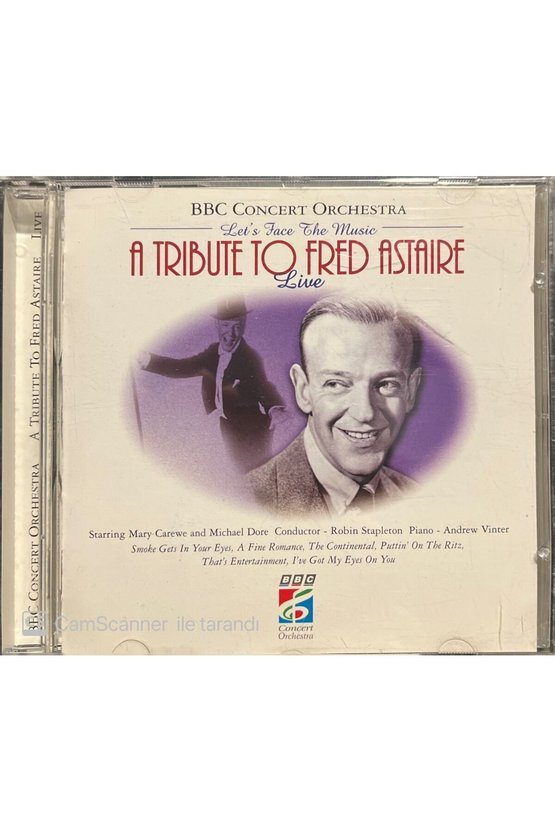 (PLAK DEĞİLDİR CD DİR) Cd A Tribute To Fred Astaire Live Cd