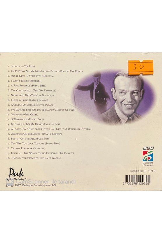 (PLAK DEĞİLDİR CD DİR) Cd A Tribute To Fred Astaire Live Cd