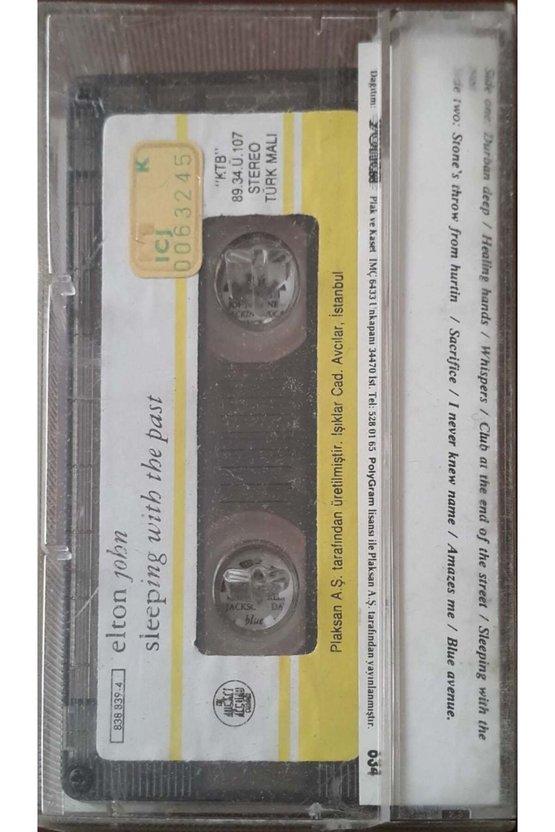 Elton Jobn. Sleeping Witb The Past Kaset