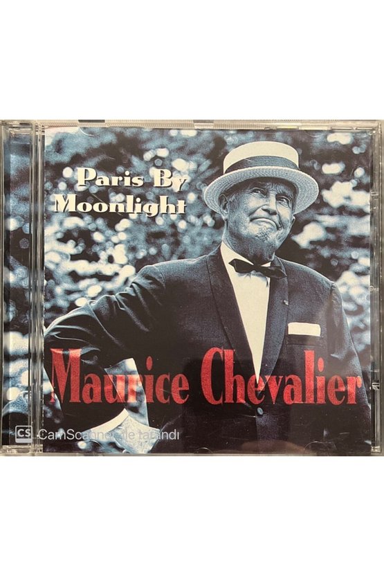 (PLAK DEĞİLDİR CD DİR) Cd Maurice Chevalier Paris By Moonlight Cd