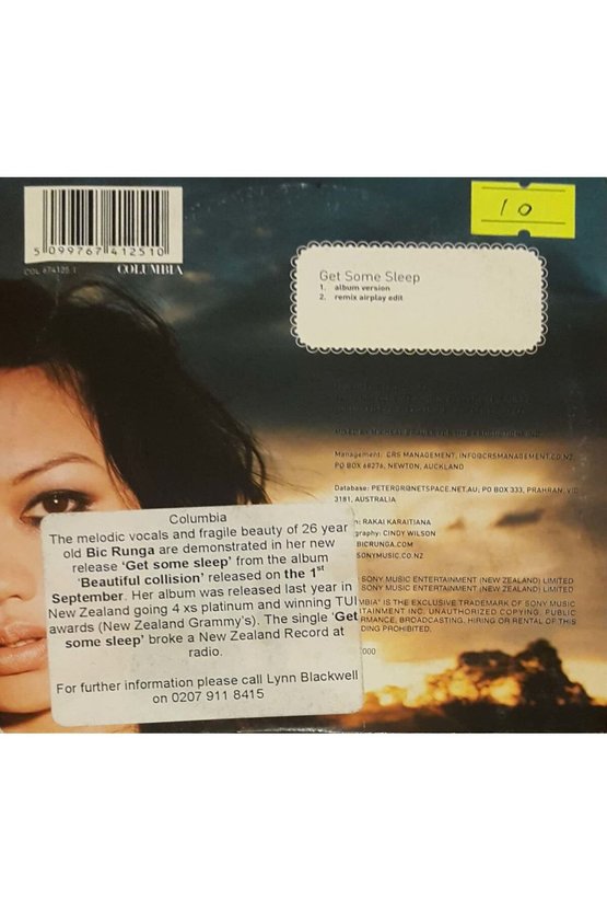CD Bic Runga Get Some Sleep CD