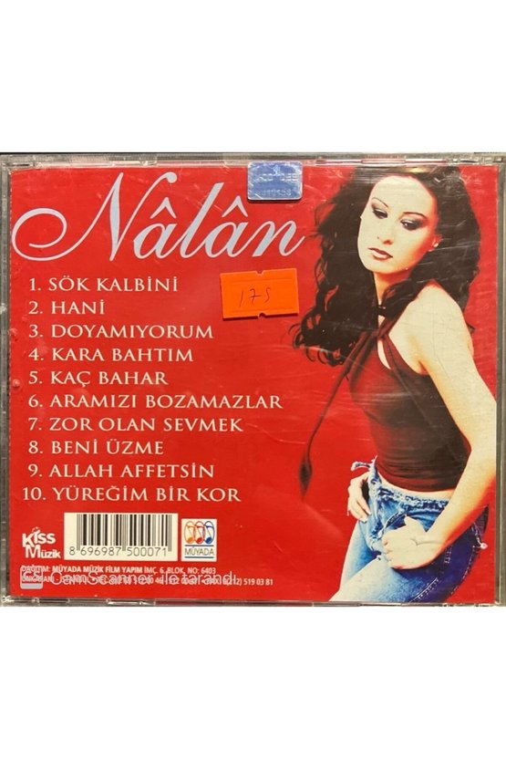 (PLAK DEĞİLDİR CD DİR) Cd Nalan Nalan Cd