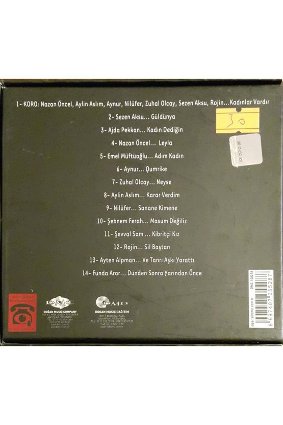 (PLAK DEĞİLDİR CD DİR) Cd Güldünya Şarkıları Cd