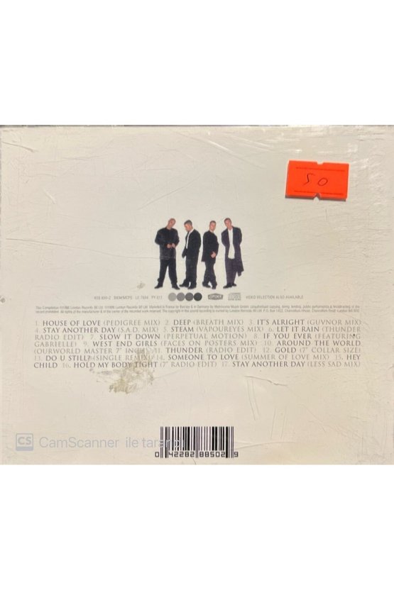 (PLAK DEĞİLDİR CD DİR) Cd East Seventeen Cd