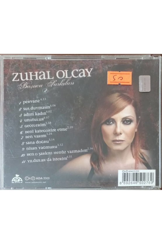 (PLAK DEĞİLDİR CD DİR) Cd Zuhal Olcay Başucu Şarkıları 2 Cd