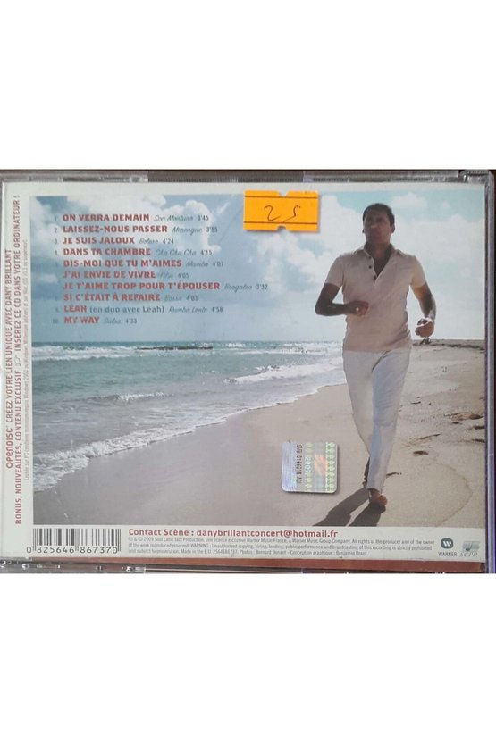 (PLAK DEĞİLDİR CD DİR) Cd Dany Brillant Puerto Rico Cd