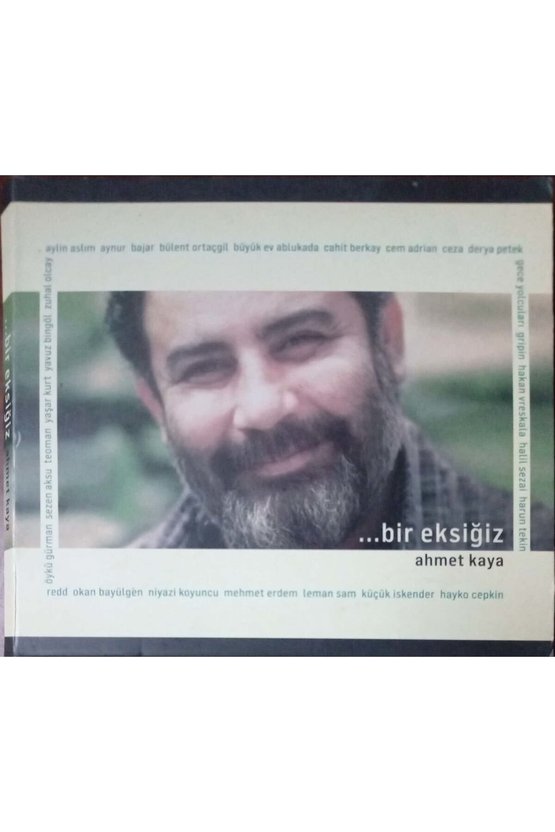 (PLAK DEĞİLDİR CD DİR) Cd Ahmet Kaya Bir Eksiğiz Cd
