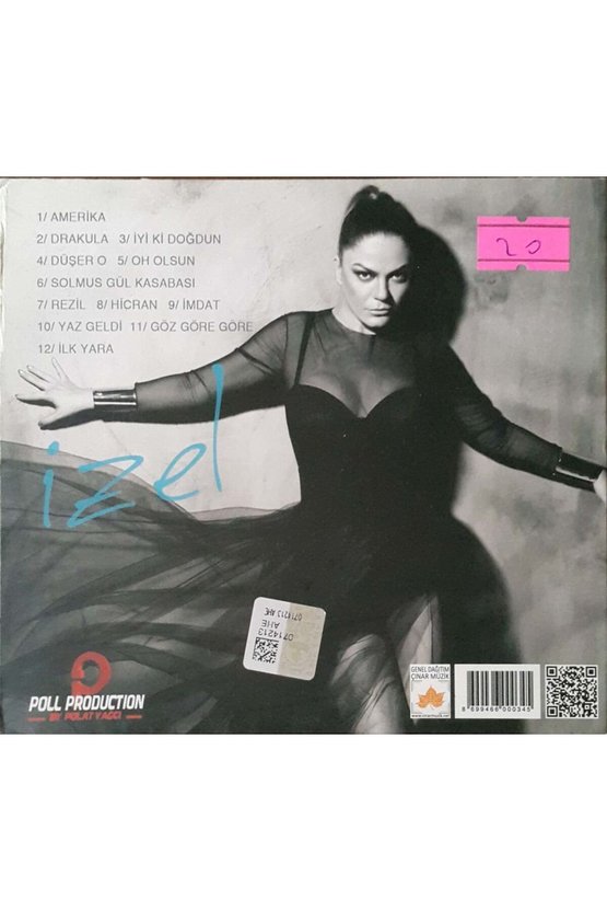 (PLAK DEĞİLDİR CD DİR) Cd Izel Aşk En Büyüktür Herzaman Cd