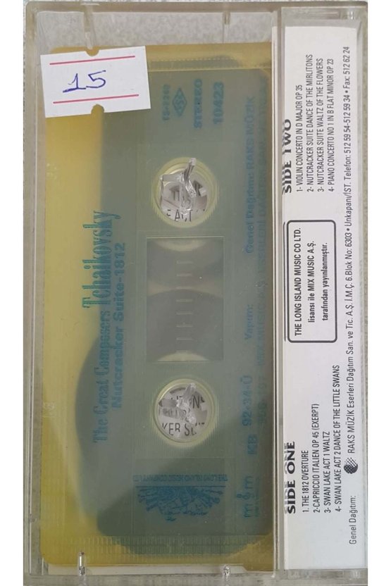 The Great Composers Tchaikovsky Kaset