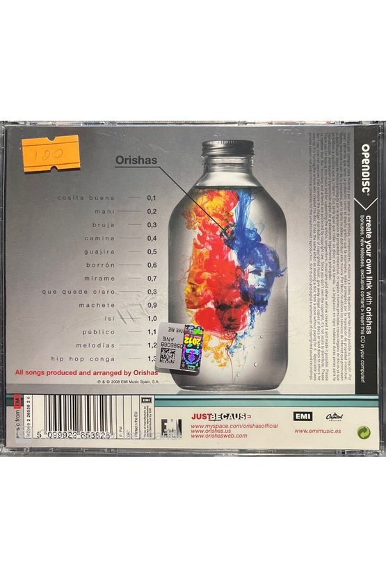 (PLAK DEĞİLDİR CD DİR) Cd Orishas Cosita Buena Cd