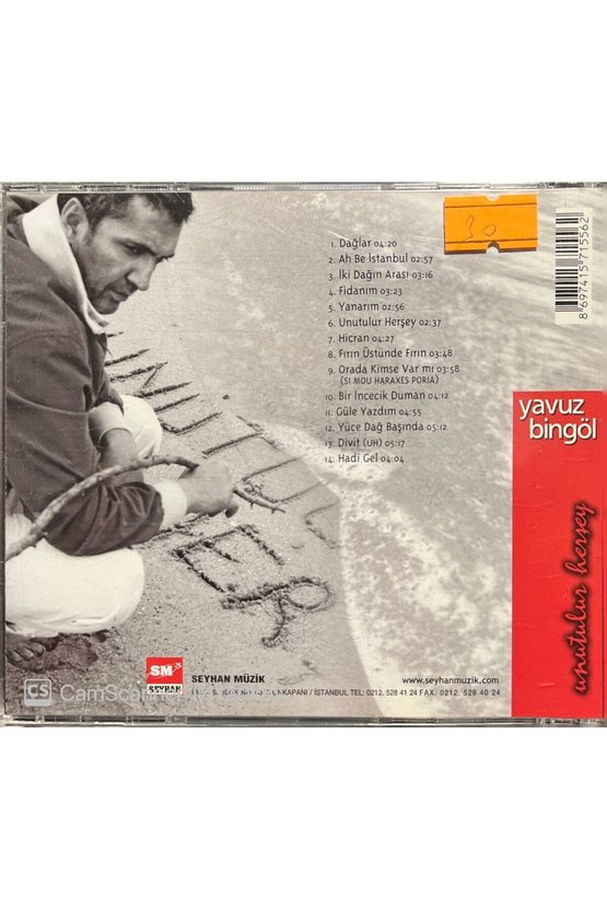 (PLAK DEĞİLDİR CD DİR) Cd Yavuz Bingöl Unutulan Herşey Cd
