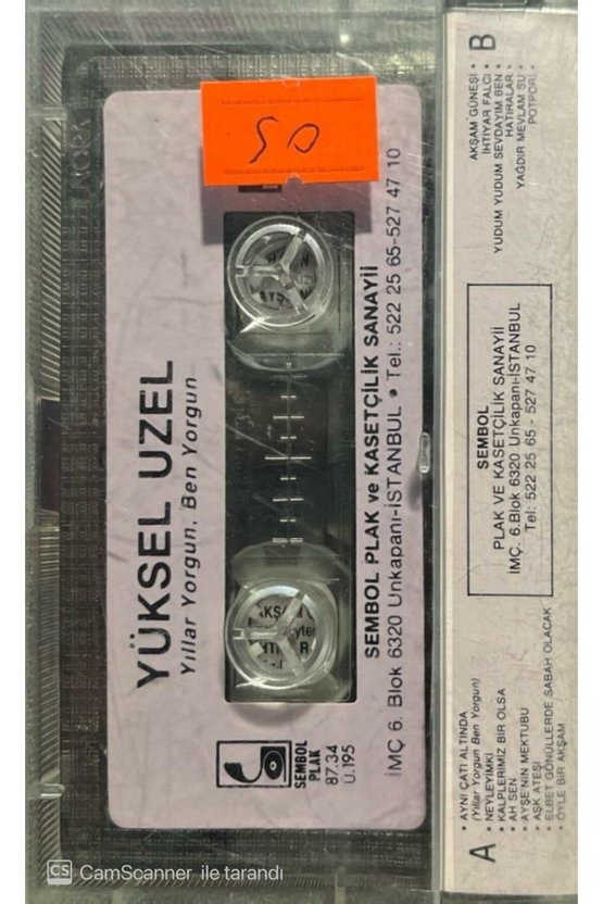 Yüksel Uzel Yıllar Yorgun Ben Yorgun Kaset