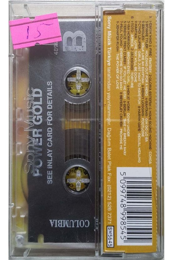 Power Gold See İnlay Cart For Details Kaset