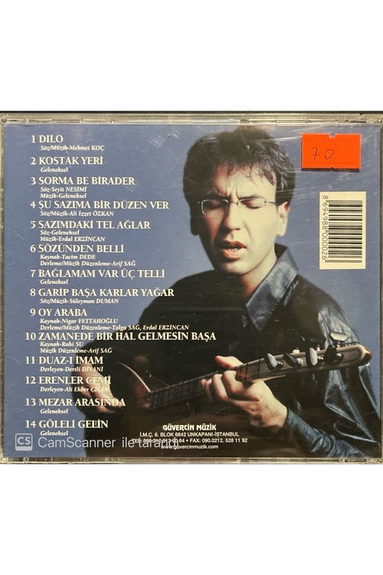 (PLAK DEĞİLDİR CD DİR) Cd Tolga Sağ Yol Cd