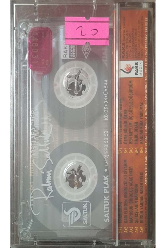 Rahmi Saltuk Dostlara Çağrı Kaset