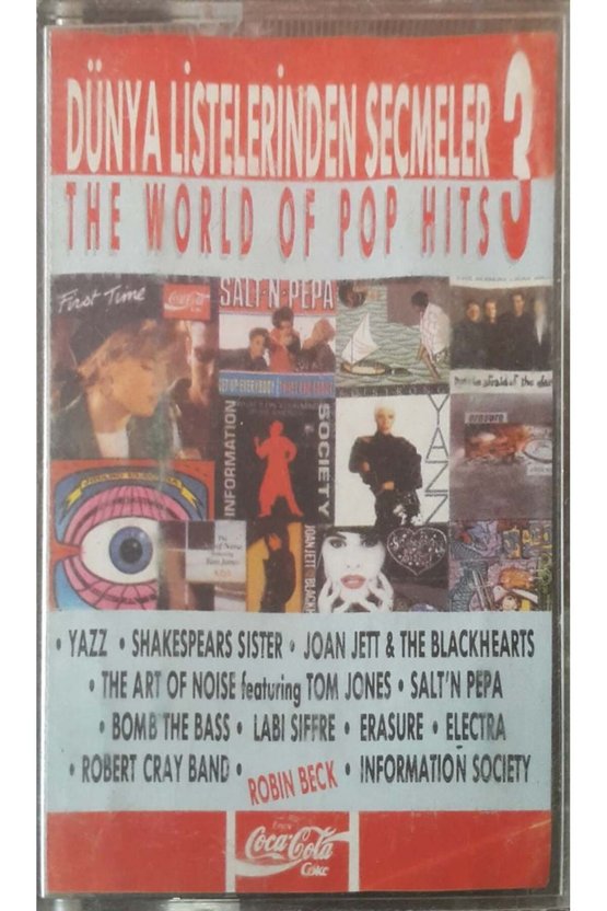 Dünya Listelerinden Seçmeler 3 The World Of Pop Hits Kaset