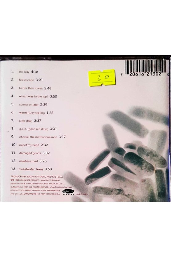 (PLAK DEĞİLDİR CD DİR) Cd Fastball Allthe Pain Money Can Buy Cd