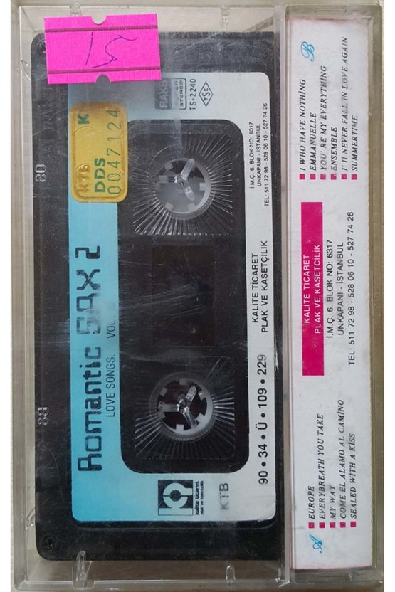 Romantic Sax 2 Kaset