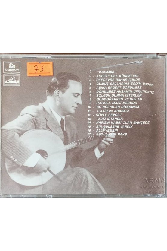 (PLAK DEĞİLDİR CD DİR) Cd Münir Nurettin Selçuk Kalamış Cd