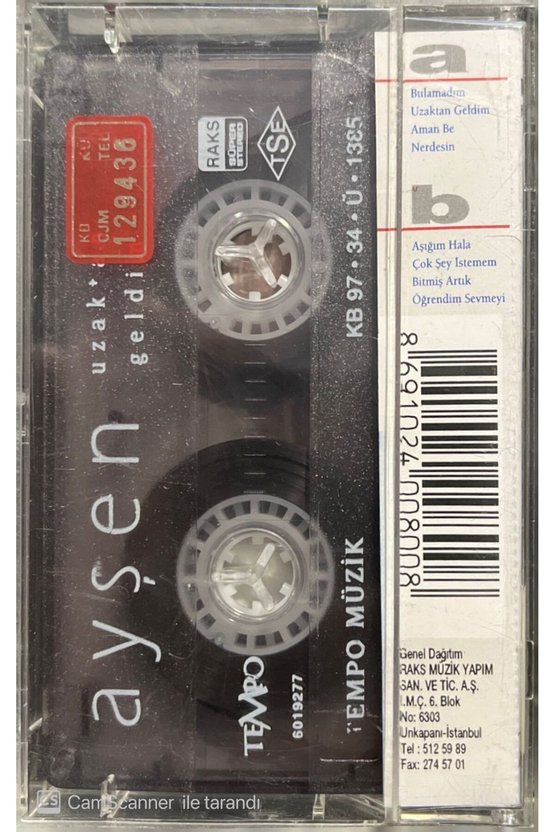 Ayşen Uzaktan Geldim Kaset